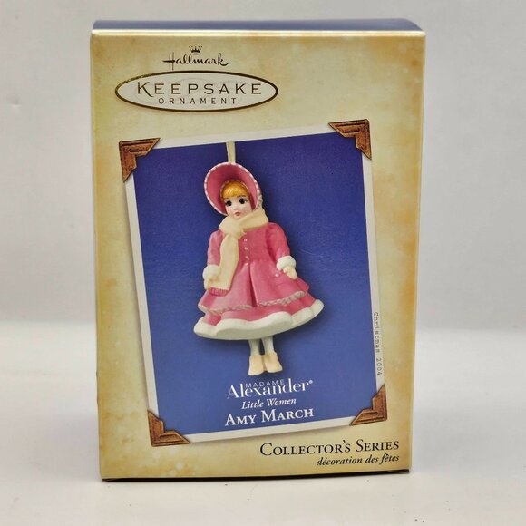 Hallmark 2004 AMY MARCH Madame Alexander Little Women Christmas Ornament - Picture 8 of 11